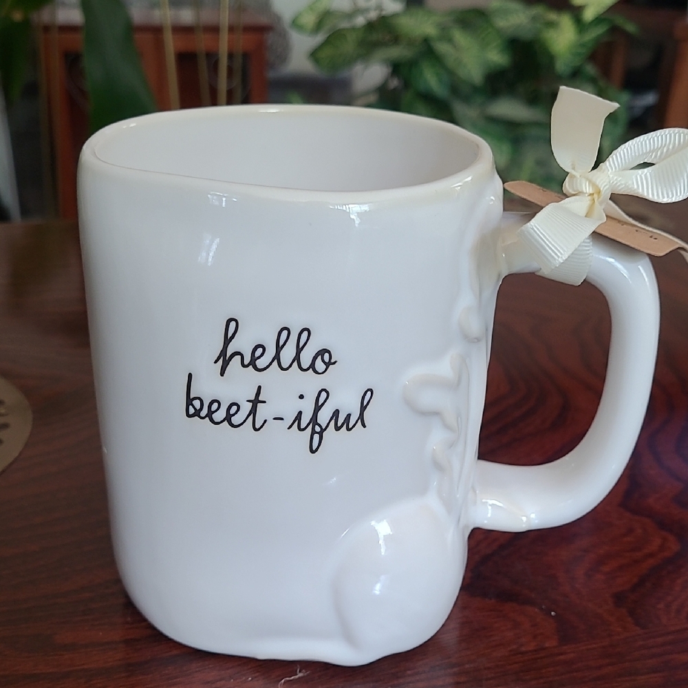 Rae Dunn 'Hello Beet-iful' Mug